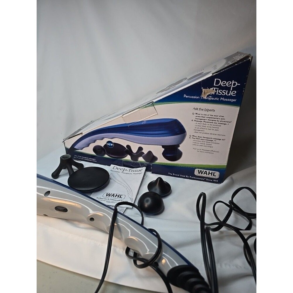 Wahl Deep Tissue Percussion Massager Handheld Therapy Variable Intensity